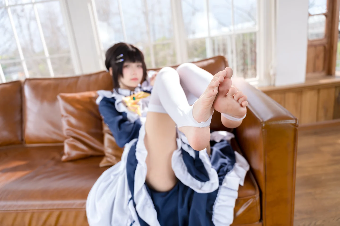 九柒喵 - No.045 枣子姐女仆 [22P-314MB] tg@simisebaisi 【丝足阁】020.webp